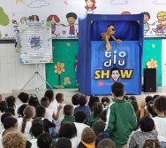 PROJETO COLORIR SUSTENTÁVEL - START COM SHOW DE BONECOS - ETAPA COMPOSTEIRA - PRESENÇA VIP DO  TIO DIU - CMEI SILVESTRE