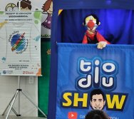 PROJETO COLORIR SUSTENTÁVEL - START COM SHOW DE BONECOS - ETAPA COMPOSTEIRA - PRESENÇA VIP DO  TIO DIU - CMEI SILVESTRE