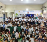 PROJETO COLORIR SUSTENTÁVEL - START COM SHOW DE BONECOS - ETAPA COMPOSTEIRA - PRESENÇA VIP DO  TIO DIU - CMEI SILVESTRE