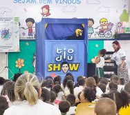 PROJETO COLORIR SUSTENTÁVEL - START COM SHOW DE BONECOS - ETAPA COMPOSTEIRA - PRESENÇA VIP DO  TIO DIU - CMEI SILVESTRE