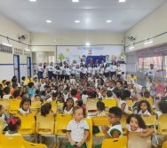 PROJETO COLORIR SUSTENTÁVEL - START COM SHOW DE BONECOS - ETAPA COMPOSTEIRA - PRESENÇA VIP DO  TIO DIU - CMEI SILVESTRE