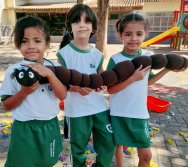 MASCOTE PROJETO COLORIR SUSTENTÁVEL PREMIADO - PARCERIA COM A EMPRESA ELKEM