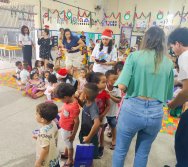 CHEGADA DE PAPAI NOEL - CMEI REGIONAL SILVESTRE