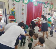 CHEGADA DE PAPAI NOEL - CMEI REGIONAL SILVESTRE