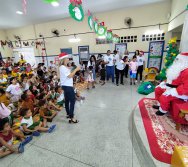 CHEGADA DE PAPAI NOEL - CMEI REGIONAL SILVESTRE