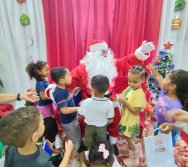 CHEGADA DE PAPAI NOEL - CMEI REGIONAL SILVESTRE
