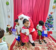 CHEGADA DE PAPAI NOEL - CMEI REGIONAL SILVESTRE