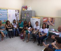 REUNIÃO DE SENSIBILIZAÇÃO E PLANEJAMENTO COM PROFESSORES DO CEMEI CORA CORALINA