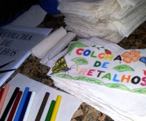 CURSO DE APRIMORAMENTO DE PROFESSORES - CMEI CORA CORALINA - ATIVIDADE COLCHA DE RETALHOS