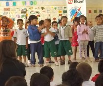 LANÇAMENTO DO PROGRAMA COLORIR SUSTENTÁVEL NO CMEI CORA CORALINA - SERRA - ES - VESPERTINO