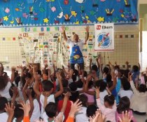 LANÇAMENTO DO PROGRAMA COLORIR SUSTENTÁVEL NO CMEI CORA CORALINA - SERRA - ES - VESPERTINO