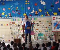 LANÇAMENTO DO PROGRAMA COLORIR SUSTENTÁVEL NO CMEI CORA CORALINA - SERRA - ES - VESPERTINO