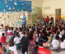 LANÇAMENTO DO PROGRAMA COLORIR SUSTENTÁVEL NO CMEI CORA CORALINA - SERRA - ES - VESPERTINO