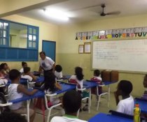 PC3ES = SUSTENTÁVEL - EMEF ANTÔNIO V. REZENDE - CENTRAL CARAPINA - SERRA - ES (PARCEIROS: ASPE E COLORIR)