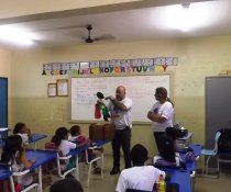 PC3ES = SUSTENTÁVEL - EMEF ANTÔNIO V. REZENDE - CENTRAL CARAPINA - SERRA - ES (PARCEIROS: ASPE E COLORIR)