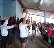 PC3ES - LANÇAMENTO E REUNIÃO DE LÍDERES PC3ES NA EMEF ANTÔNIO V. REZENDE - SERRA. MAT VESP