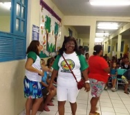 PC3ES - MOSTRA CULTURAL NA EMEF ANTÔNIO V. REZENDE - SERRA. MAT e VESP