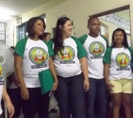 PC3ES - MOSTRA CULTURAL NA EMEF ANTÔNIO V. REZENDE - SERRA. MAT e VESP