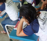 PCS - CULMINÂNCIA DO PROJETO COLORIR SUSTENTÁVEL - ALUNOS