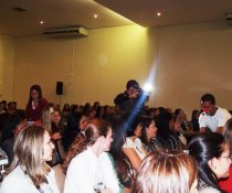 SEMINÁRIO A GAZETA NA SALA DE AULA - PALESTRA COM A TURMA DO COLORIR II