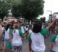 PC3ES  - CULMINÂNCIA DO PROJETO NA ESCOLA PROF ERNESTO NASCIMENTO COM PASSEATA NA RUA