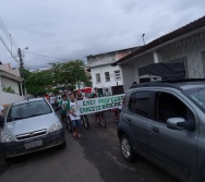 PC3ES  - CULMINÂNCIA DO PROJETO NA ESCOLA PROF ERNESTO NASCIMENTO COM PASSEATA NA RUA