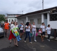 PC3ES  - CULMINÂNCIA DO PROJETO NA ESCOLA PROF ERNESTO NASCIMENTO COM PASSEATA NA RUA
