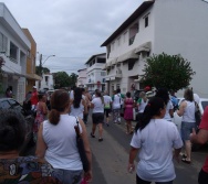 PC3ES  - CULMINÂNCIA DO PROJETO NA ESCOLA PROF ERNESTO NASCIMENTO COM PASSEATA NA RUA