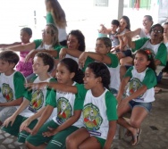 PC3ES  - CULMINÂNCIA DO PROJETO NA ESCOLA PROF ERNESTO NASCIMENTO COM PASSEATA NA RUA
