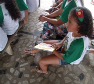 PC3ES  - CULMINÂNCIA DO PROJETO NA ESCOLA PROF ERNESTO NASCIMENTO COM PASSEATA NA RUA