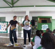 PC3ES  - CULMINÂNCIA DO PROJETO NA ESCOLA PROF ERNESTO NASCIMENTO COM PASSEATA NA RUA