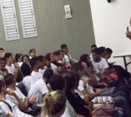 PALESTRA TODOS CONTRA O  BULLYING NO SENAC - 300 ADOLESCENTES CAPACITADOS
