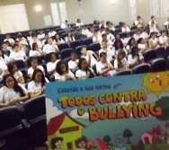 PALESTRA TODOS CONTRA O  BULLYING NO SENAC - 300 ADOLESCENTES CAPACITADOS