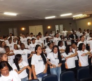 PALESTRA TODOS CONTRA O  BULLYING NO SENAC - 300 ADOLESCENTES CAPACITADOS