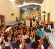  ETAPA COOPERAR do Projeto Colorir hoje no CMEI INTEGRACAO - SERRA - ES.