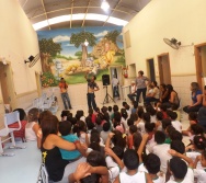  ETAPA COOPERAR do Projeto Colorir hoje no CMEI INTEGRACAO - SERRA - ES.