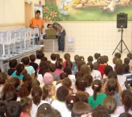  ETAPA COOPERAR do Projeto Colorir hoje no CMEI INTEGRACAO - SERRA - ES.