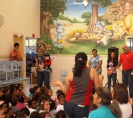  ETAPA COOPERAR do Projeto Colorir hoje no CMEI INTEGRACAO - SERRA - ES.