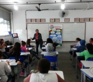 1ª etapa do Projeto Cuida de Mim - Enfrentamento ao Bullying - EEEFM MARINGÁ