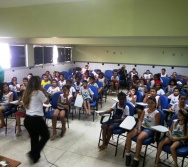 NA TRILHA DOS VALORES - CAPRI DE ALUNOS - ESCOLA MANOEL PASCHOAL - CARIACICA