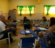 Reunião de adesão ao Projeto NA TRILHA DOS VALORES da EMEF ANTÔNIO VIEIRA DE REZENDE - SERRA