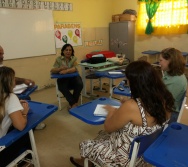 Reunião de adesão ao Projeto NA TRILHA DOS VALORES da EMEF ANTÔNIO VIEIRA DE REZENDE - SERRA