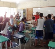 NA TRILHA DOS VALORES - CAPRI DE ALUNOS - ESCOLA ESCOLA EMEF AMÉRICO GUIMARÃES - SERRA