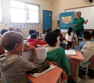 NA TRILHA DOS VALORES - CAPRI DE ALUNOS - ESCOLA ESCOLA EMEF ANTÔNIO V. DE REZENDE - SERRA