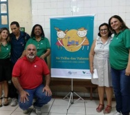 NA TRILHA DOS VALORES - CAPRI DE ALUNOS - ESCOLA ESCOLA EMEF ANTÔNIO V. DE REZENDE - SERRA