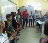 NA TRILHA DOS VALORES - CAPRI DE ALUNOS - ESCOLA ESCOLA EMEF ANTÔNIO V. DE REZENDE - SERRA