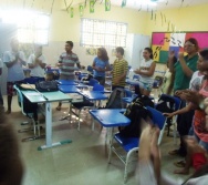 NA TRILHA DOS VALORES - CAPRI DE ALUNOS - ESCOLA ESCOLA EMEF ANTÔNIO V. DE REZENDE - SERRA
