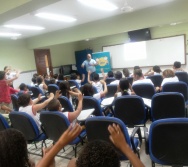 NA TRILHA DOS VALORES - CAPRI DE ALUNOS - ESCOLA MANOEL PASCHOAL - CARIACICA