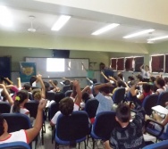 NA TRILHA DOS VALORES - CAPRI DE ALUNOS - ESCOLA MANOEL PASCHOAL - CARIACICA