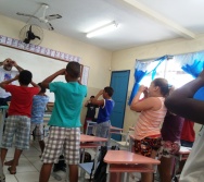 NA TRILHA DOS VALORES - CAPRI DE ALUNOS - ESCOLA ANTÔNIO VIEIRA DE REZENDE  - SERRA - ES